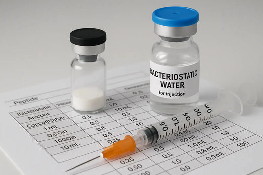 How to Reconstitute Peptides: Calculate Bacteriostatic Water Exactly - Everwell Peptides