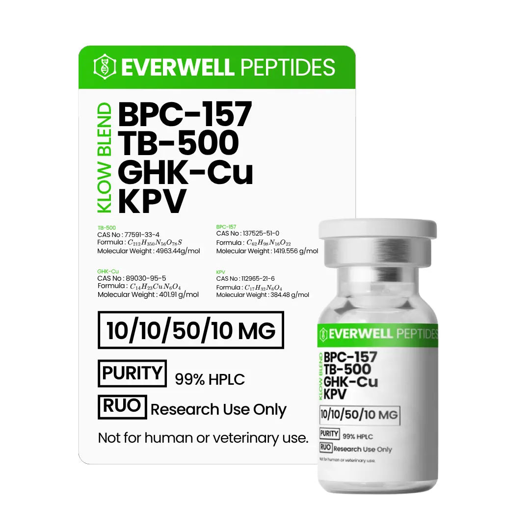 BPC-157 / TB-500 / KPV / GHK-Cu (Klow Blend) Everwell Peptides
